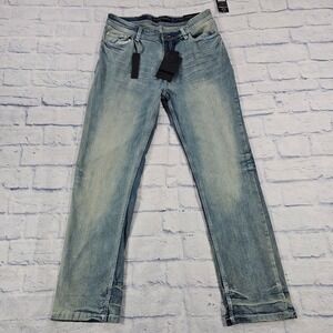 Nick Danger Athletic Fit Jeans Mens 36x30 Light Blue Vintage Supreme Flex